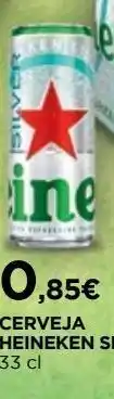 El Corte Inglés Lata de cerveja heineken promoção