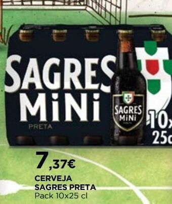 El Corte Inglés Cerveja sagres mini promoção