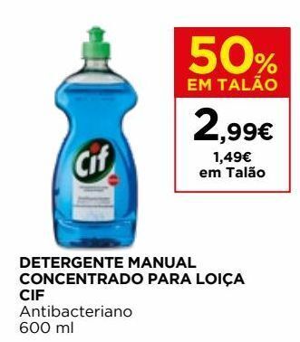 Detergente lavalouça cif