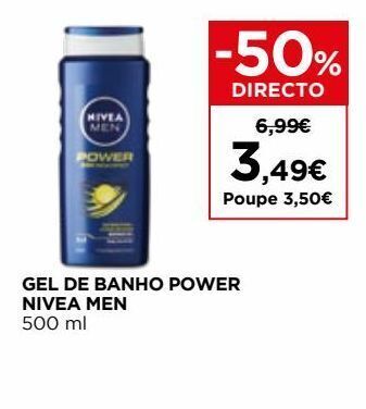 Gel de banho nivea men