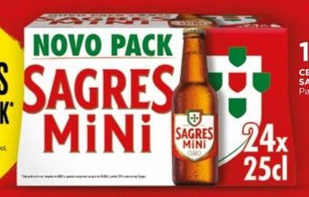 El Corte Inglés Cerveja sagres mini promoção