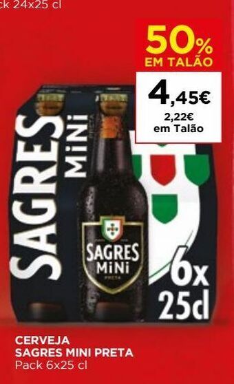 El Corte Inglés Cerveja sagres mini promoção