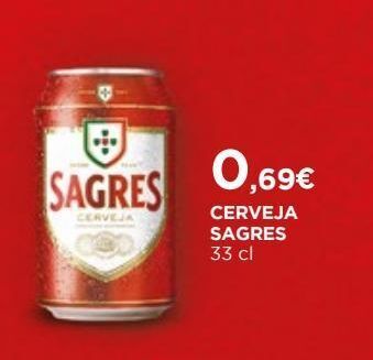 El Corte Inglés Lata de cerveja sagres promoção
