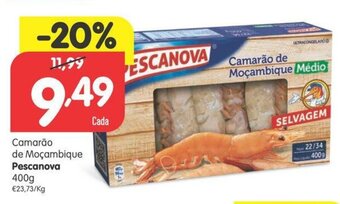 Minipreço Camarão de Moçambique Pescanova 400g promoção