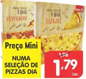 Minipreço Preço Mini Numa Seleção de Pizzas Dia promoção