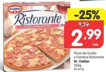 Minipreço Pizza de Queijo e Fiambre Ristorante Dr. Oetker 330g promoção