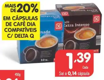 Minipreço Cápsulas de Café Dia Compatíveis C/Delta Q promoção