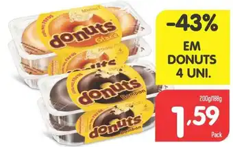 Minipreço Donuts 4 Uni. promoção