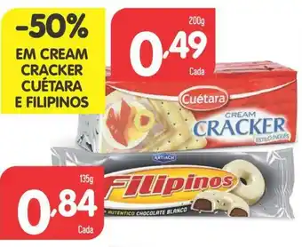 Cream Cracker Cuétara e Filipinos 135g