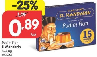 Pudim Flan El Mandarin 3x4,8g