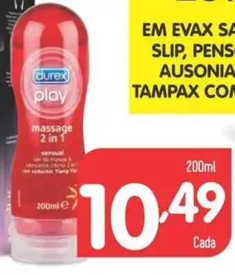Minipreço Durex Play Massage 2 in 1 200ml promoção