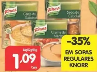 Minipreço Regulares Knorr 68g/72g/50g promoção