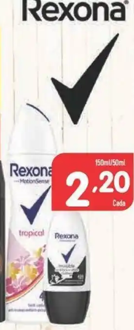 Minipreço Rexona 150ml/50ml promoção