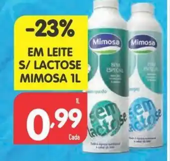 Minipreço Leite S/ Lactose Mimosa 1L promoção