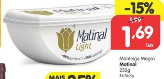 Minipreço Manteiga Magra Matinal 250g promoção