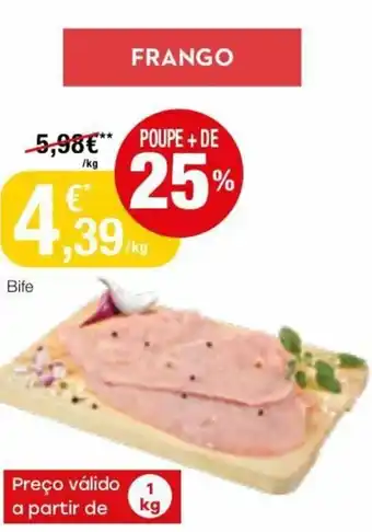 Intermarché Bife Frango promoção