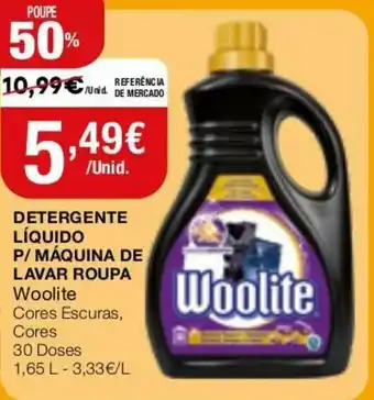 Detergente Líquido P/Máquina de Lavar Roupa Woolite 30 Doses 1,65L