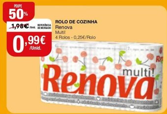 Rolo de Cozinha Renova Multi! 4 Rolos
