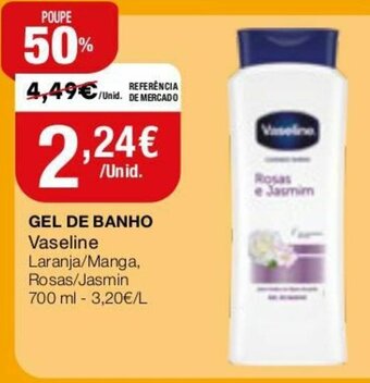 Intermarché Gel de Banho Vaseline 700ml promoção