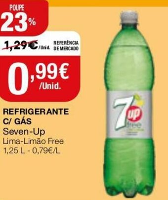 Intermarché Refrigerante C/Gás Seven Up 1,25L promoção