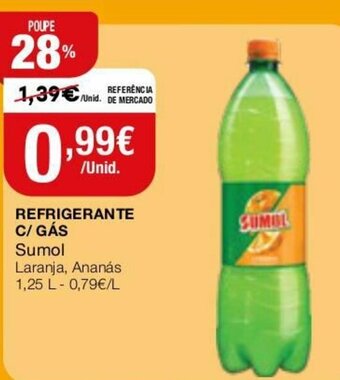 Refrigerante C/ Gás Sumol 1,25L