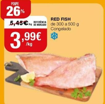 Red Fish de 300 a 500g Congelado