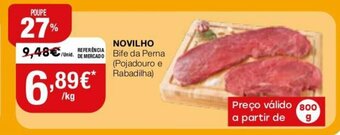 Intermarché Novilho Bife da Perna 800g promoção