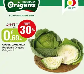 Intermarché Couve-Lombarda Programa Origens promoção