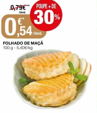 Intermarché Folhado de Maçã 100g promoção
