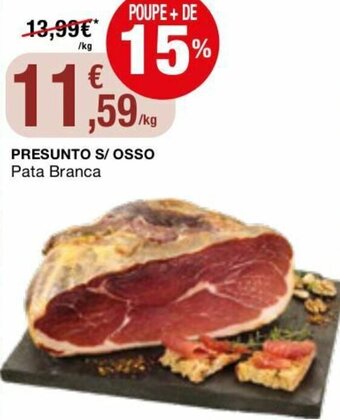 Intermarché Presunto S/ Osso Pata Branca promoção