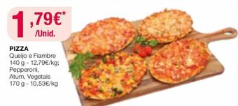Intermarché Pizza Queijo e Fiambre 140g promoção