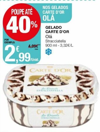 Gelado Carte D'Or Olá 900ml