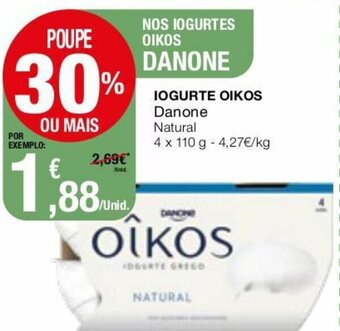 Iogurte Oikos Danone Natural 4x110g