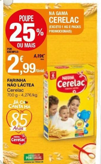 Intermarché Farinha Não Láctea Cerelac 700g promoção