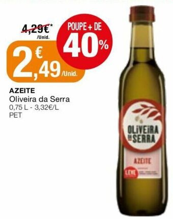 Intermarché Azeite Oliveira da Serra 0,75L promoção