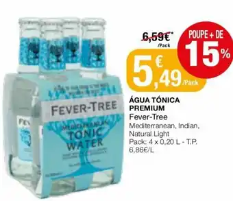 Intermarché Água Tónica Premium Fever-Tree 4x0,20L promoção