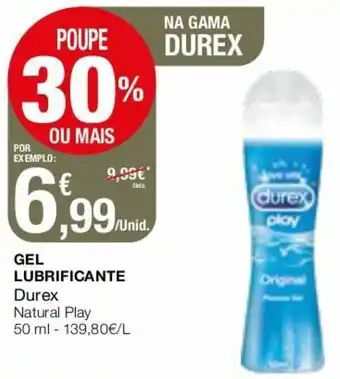 Intermarché Gel Lubrificante Durex 50ml promoção