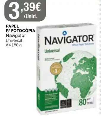 Intermarché Papel P/Fotocópia Navigator A4/80g promoção