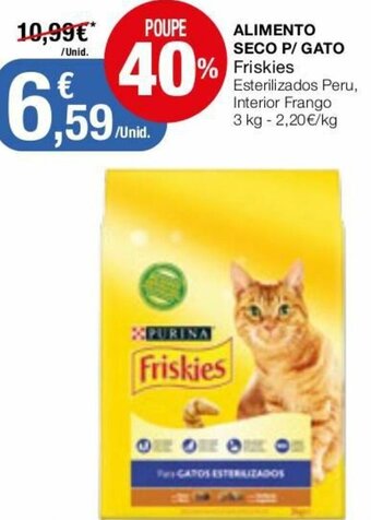 Intermarché Alimento Seco P/ Gato Friskies 3kg promoção