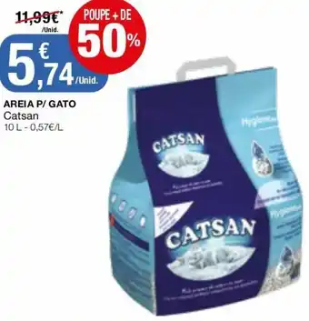Intermarché Areia P/Gato 10L promoção