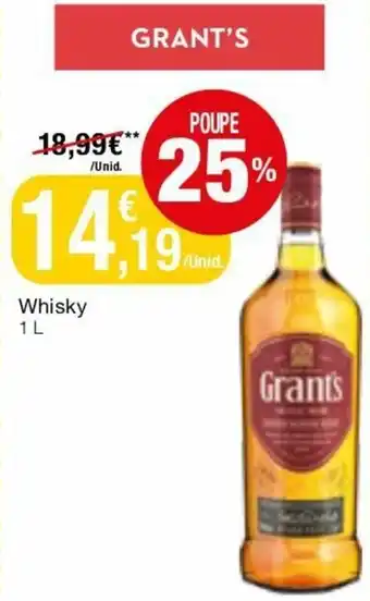 Intermarché Whisky 1L promoção