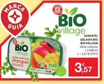 E.Leclerc Sorvete/Gelado Bio 1L/900ml promoção