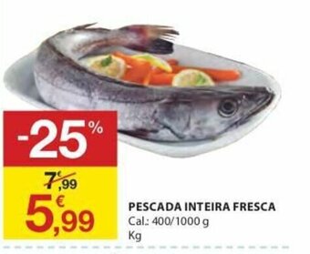 E.Leclerc Pescada Inteira Fresca 400/1000g promoção