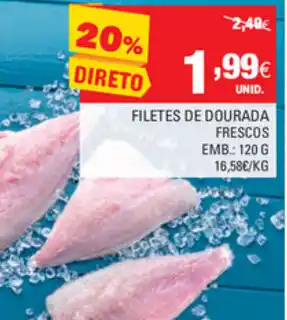 Filetes de Dourada Frescos 120g