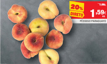 Continente Pêssego Paraguayo promoção