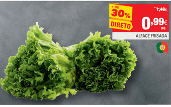 Continente Alface Frisada promoção