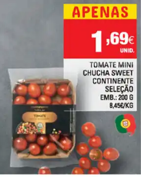 Continente Tomate Mini Chucha Sweet Continente 200g promoção