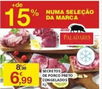 E.Leclerc Secretos de Porco Preto Congelados promoção