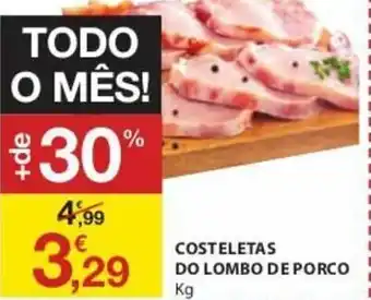 E.Leclerc Costeletas do Lombo de Porco promoção