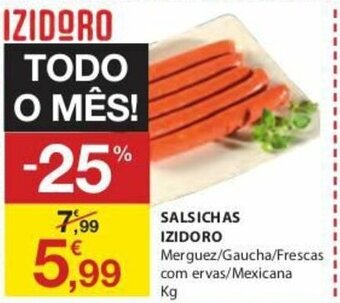 E.Leclerc Salsichas Izidoro promoção